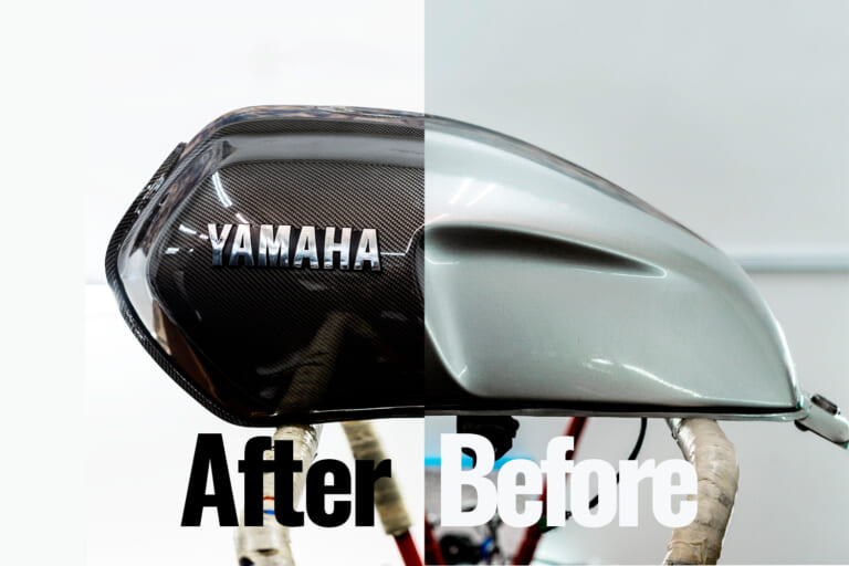 【ネイキッドバイクに人気急上昇中!?】タンクのカーボン調ラッピング！