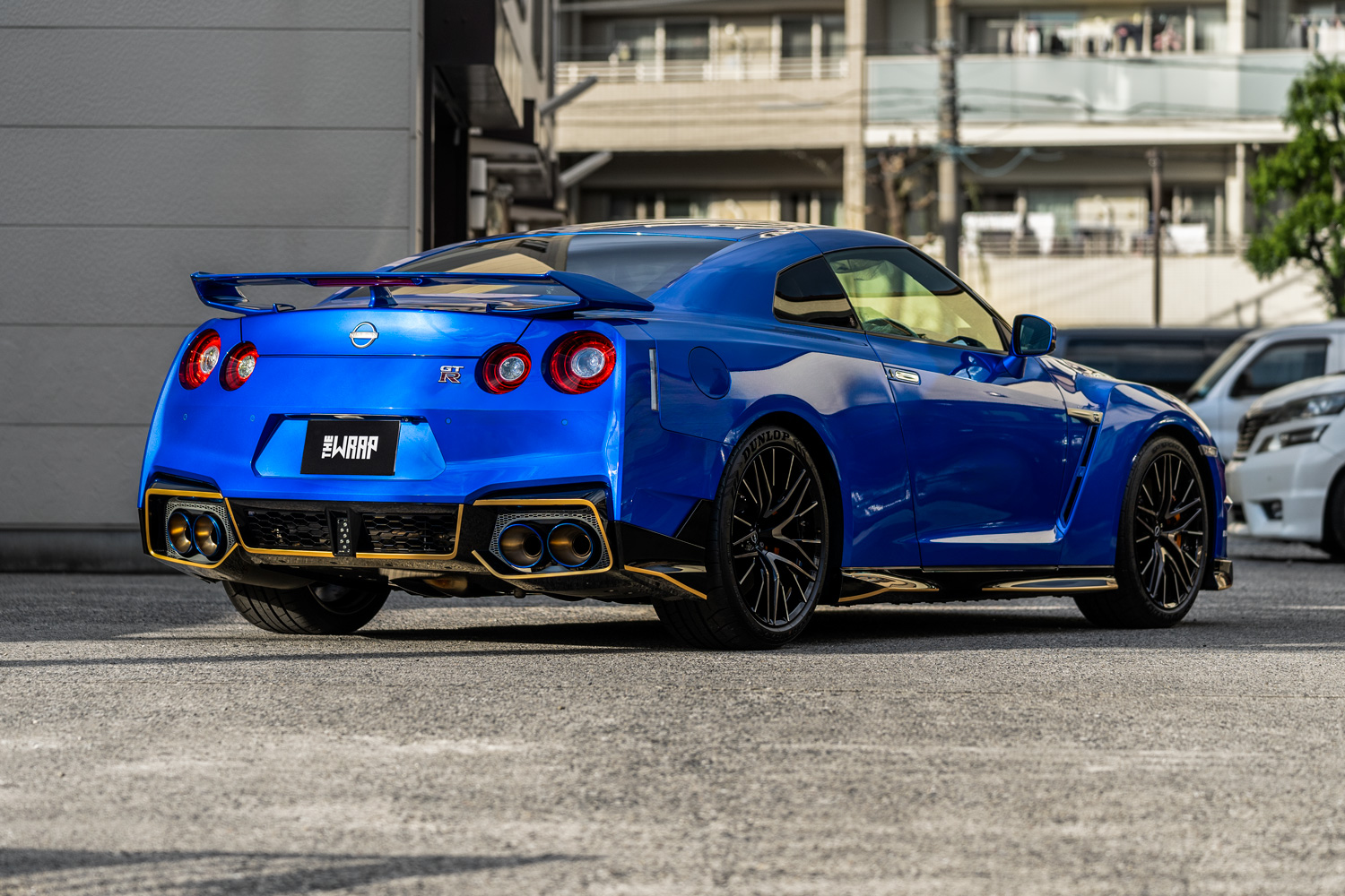 GT-R R35 プロテクションフィルム　カーラッピング　施工