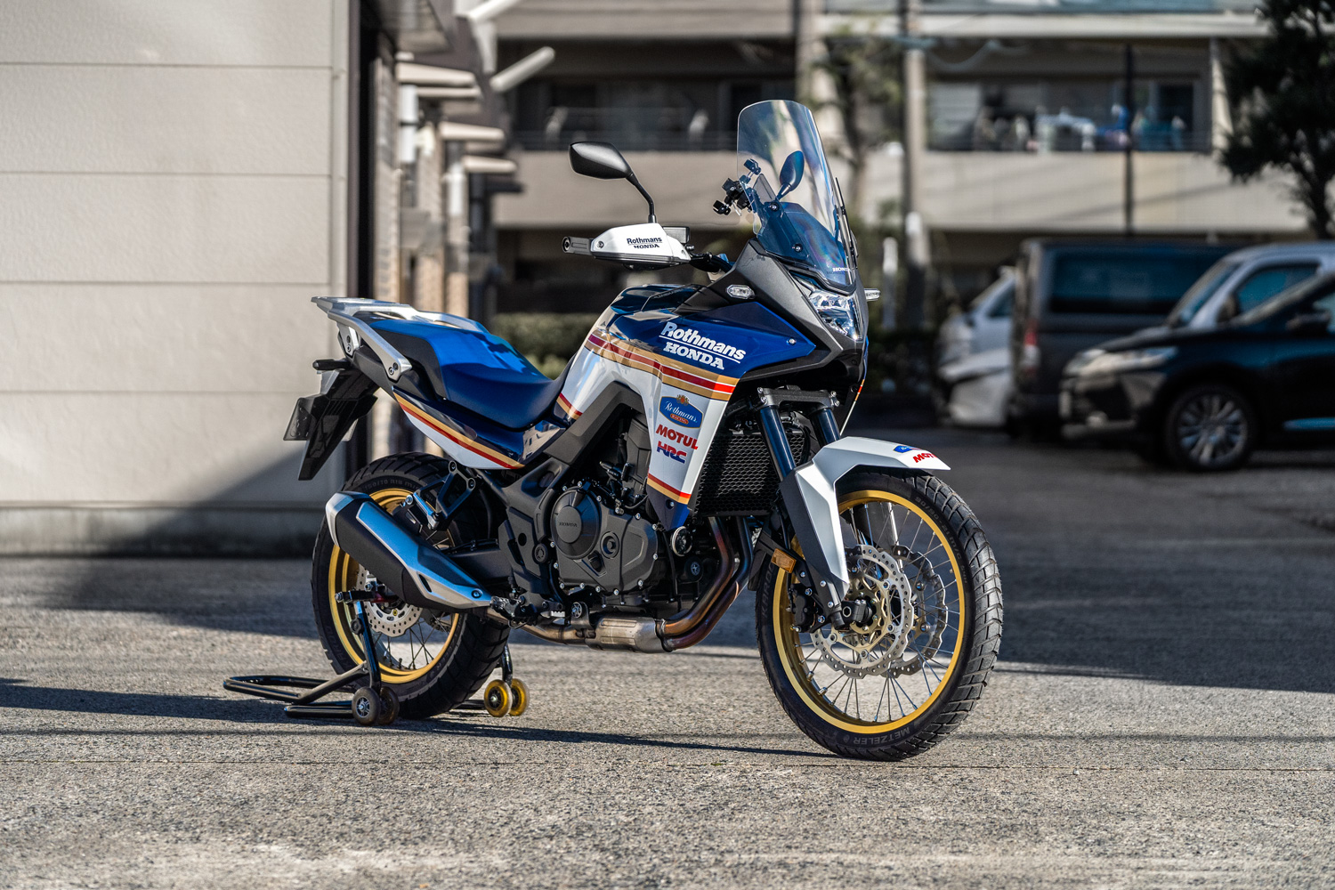 【Honda XL750 Transalp】ロスマンズカラーにバイクラッピング★