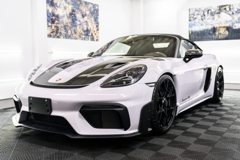 【Porsche 新型718 Spyder RS】プロテクションフィルム施工！