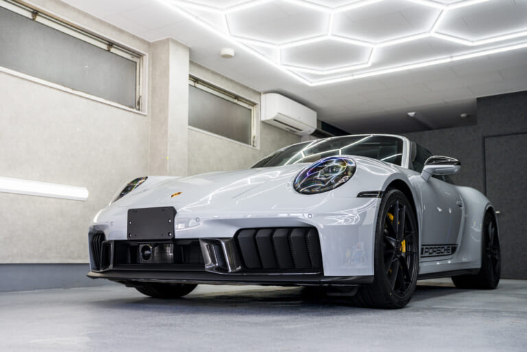 【プロテクションフィルムとコーティングの違い】どっちを選ぶべき?ポルシェ 911 タルガ4 GTSの施工事例で解説