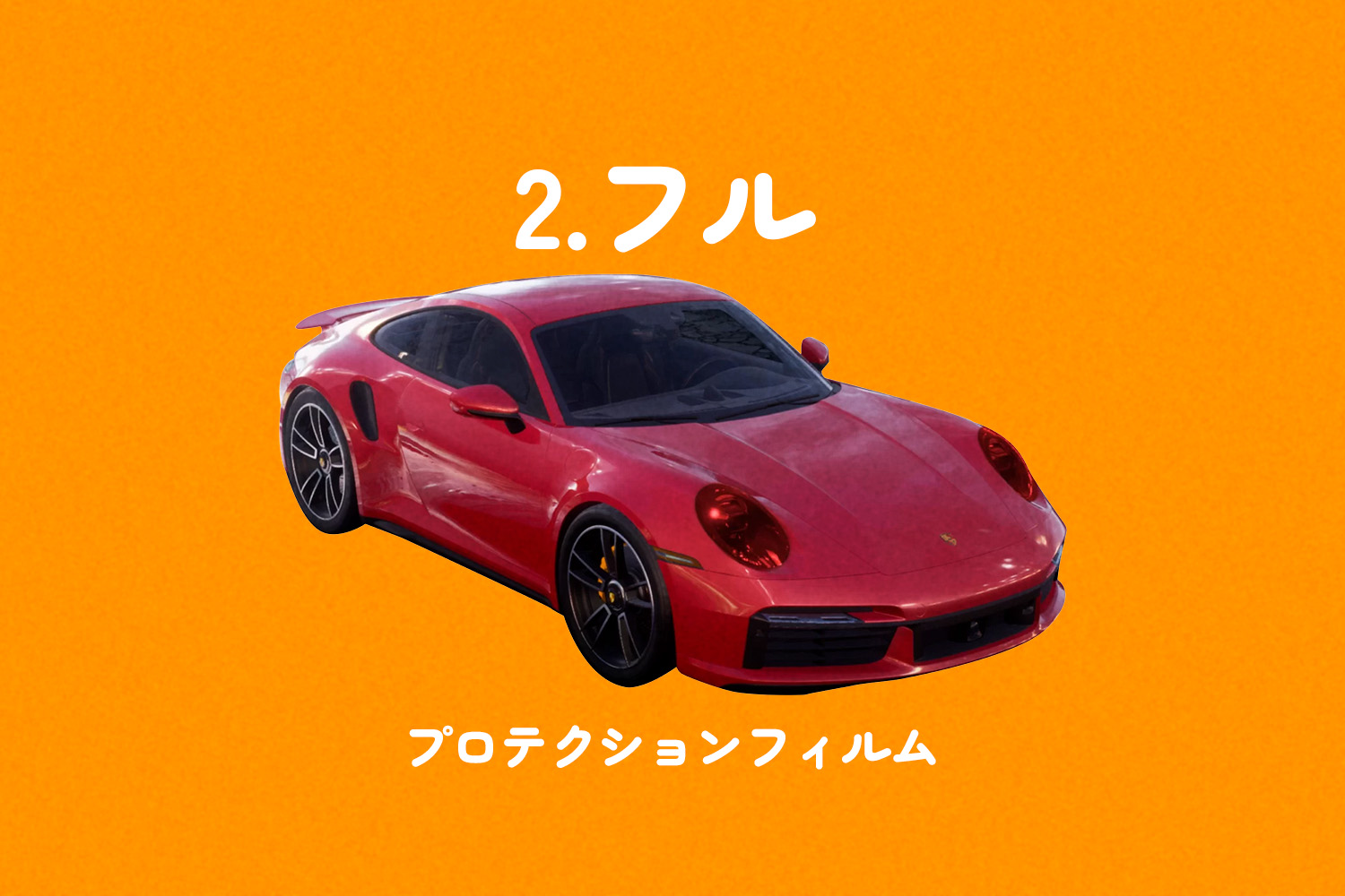 フルプロテクションフィルム　施工イメージ
